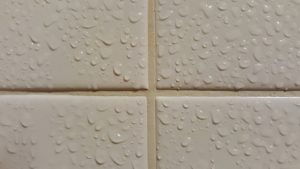 wet ceramic grout